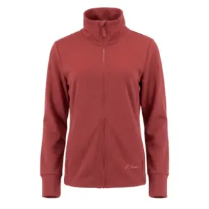 Joluvi Modal Sweatshirt Met Rits Rood