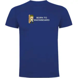 Kruskis Born To Snowboard T-shirt Met Korte Mouwen Blauw