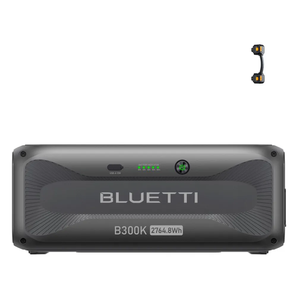 Bluetti B300k Zonnepaneelbatterij Zwart