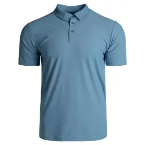 Izas Algorta Korte Mouw Poloshirt Blauw
