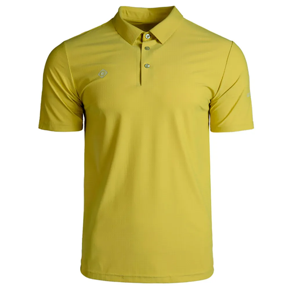 Izas Algorta Korte Mouw Poloshirt Goud