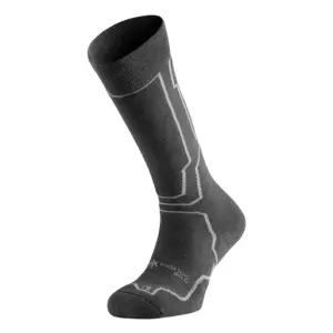 Lurbel Peak Silk Six Lange Sokken Grijs