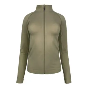 Joluvi Ana Fleece Met Volledige Rits Grisfosil / Grisfosil