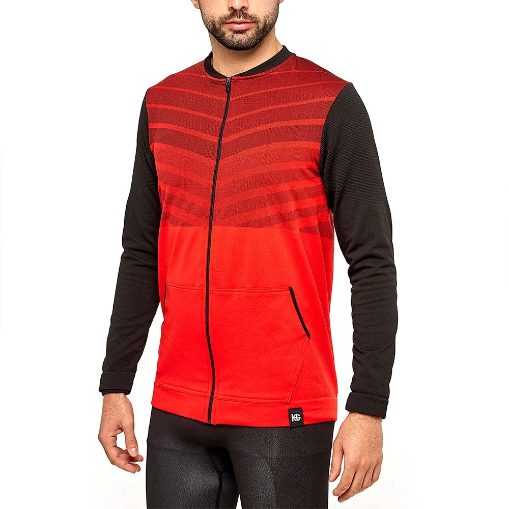 Sport Hg Tack Technical Seamless Sweatshirt Rood