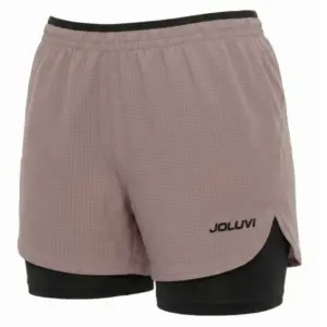 Joluvi Laufen Duo Korte Broek Rosewood