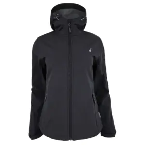 Joluvi Mengali Hood Softshelljack Zwart