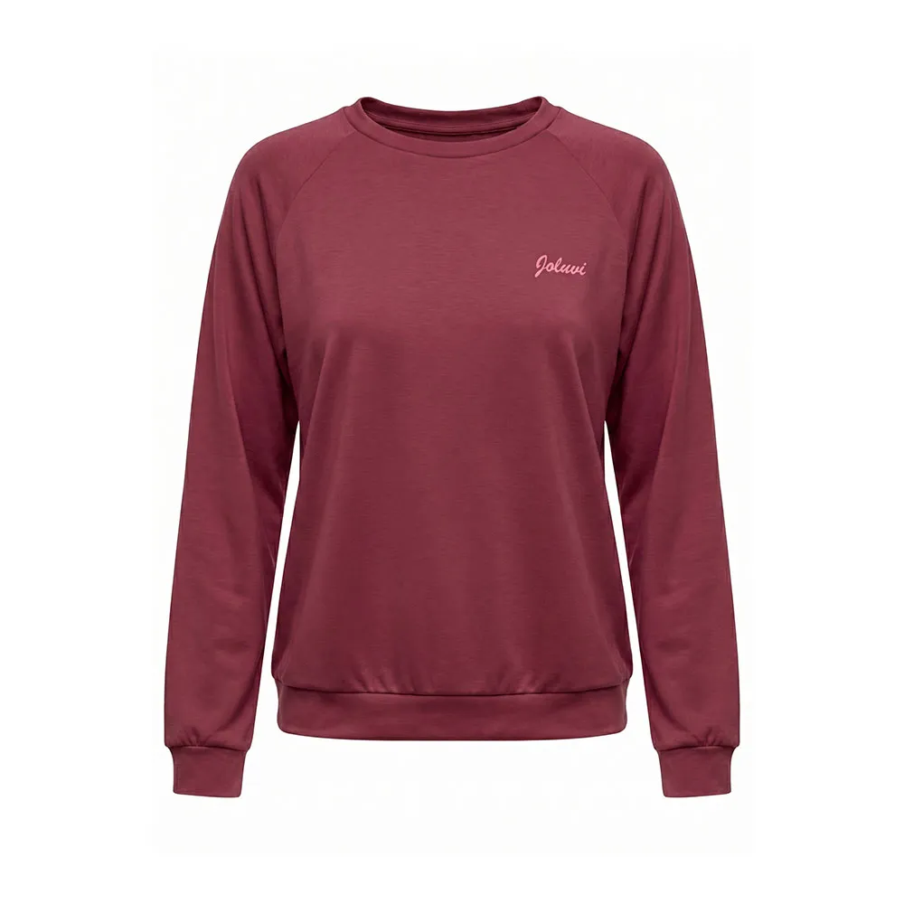 Joluvi Modal Sweatshirt Rood