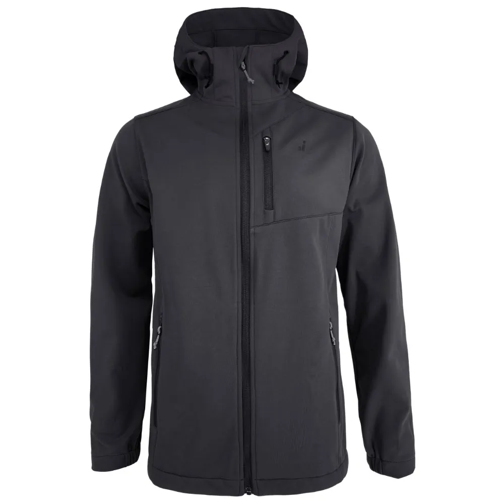 Joluvi Versa Hood Softshelljack Zwart