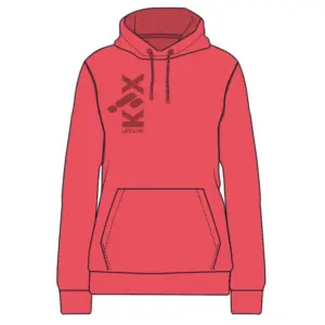 Joluvi Gante Hoodie Coralneon-coralneon