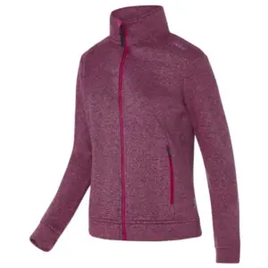 Joluvi Mery Fleece Met Volledige Rits Dark Orchid-dark Orchid