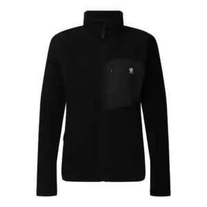 Dare2b Excursion Shield Fleece Met Volledige Rits Zwart