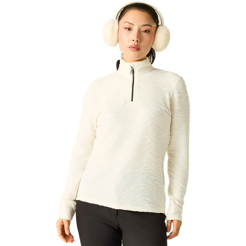 Dare2b Glamorize Iv Sweatshirt Met Halve Rits Egret