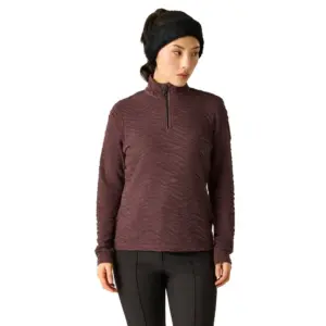 Dare2b Glamorize Iv Sweatshirt Met Halve Rits Huckleberry