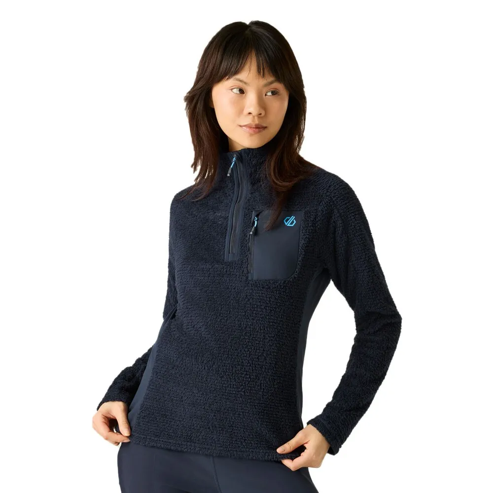Dare2b Levitate Tech Fleece Met Halve Rits Blauw