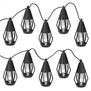 Aktive Garland 10 Lights-7 M Led-verlichting Zwart