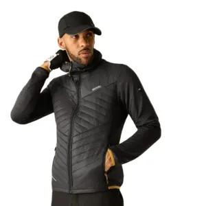 Regatta Anderson Marl Hybrid Jas Zwart