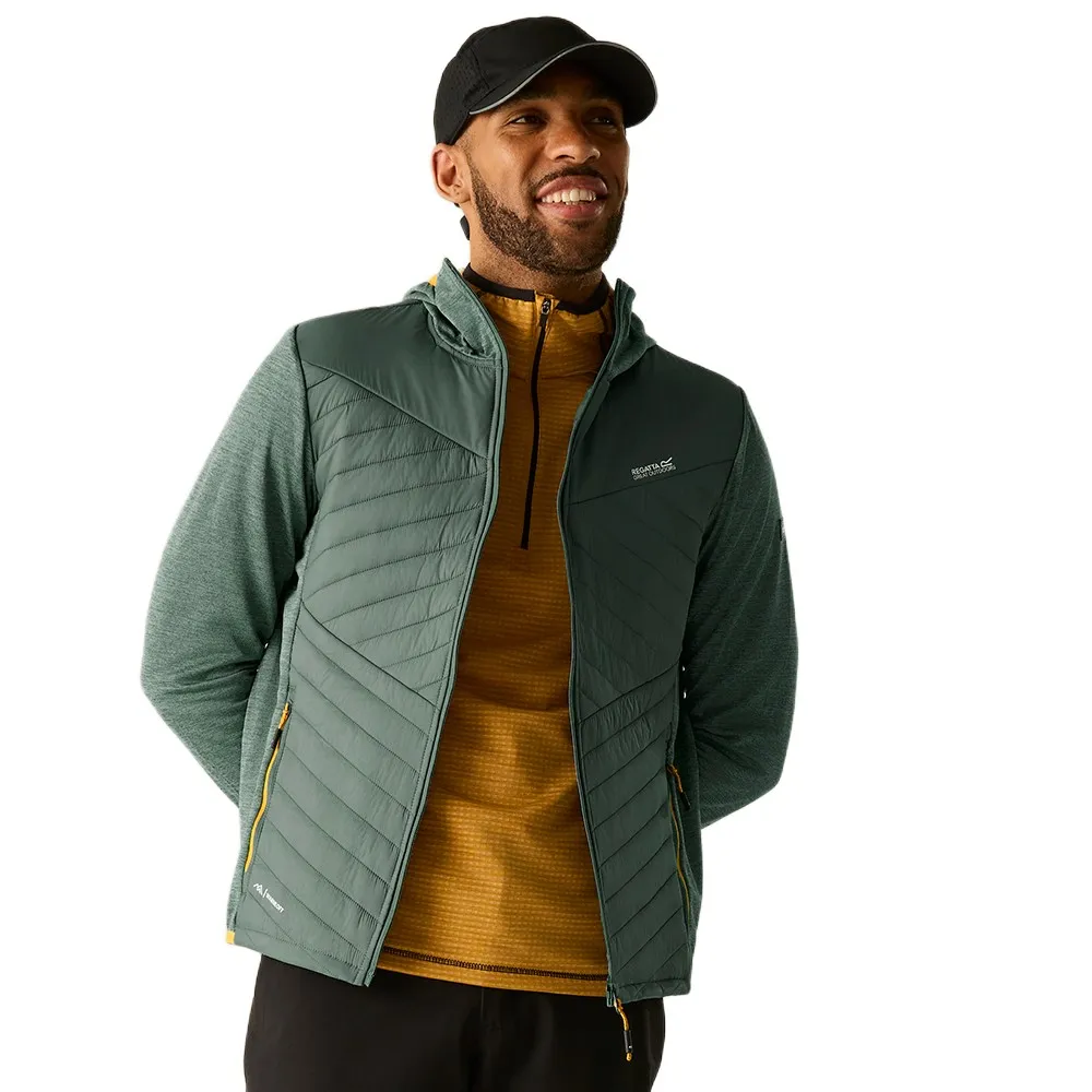 Regatta Anderson Marl Hybrid Jas Groen