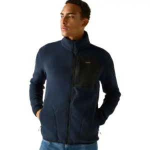 Regatta Frankie Borg Fleece Met Volledige Rits Marineblauw