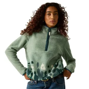 Regatta Frankie Borg Fleece Met Halve Rits Groen