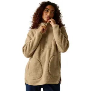 Regatta Frankie Borg Longline Fleece Met Halve Rits Barleycorn