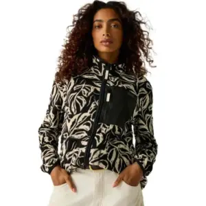 Regatta Frankie Fleece Met Volledige Rits Abstract Leaf Print
