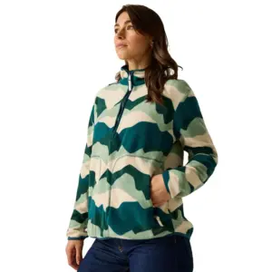 Regatta Frankie Fleece Met Halve Rits Abstract Mountainscape