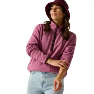 Regatta Frankie Fleece Met Halve Rits Violet Ice / Fig