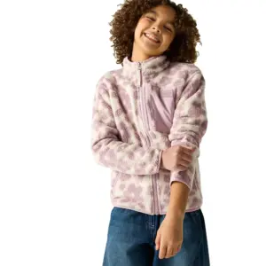 Regatta Frankie Warm Fleece Met Volledige Rits Light Vanilla Floral Point