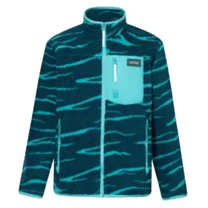 Regatta Frankie Warm Fleece Met Volledige Rits Mediterranea Zebra