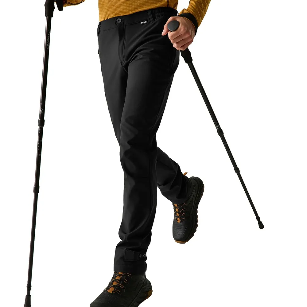 Regatta Geo Softshell Broek Zwart