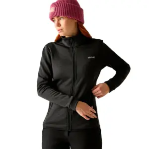 Regatta Lara Fleece Met Volledige Rits Zwart