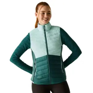 Regatta Leedre Hybrid B/w Vest Water Ballet / Mediterranea
