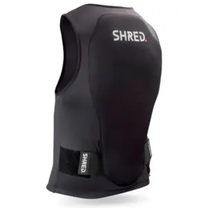 Shred Flexi Vest Zip Rugbeschermer Zwart