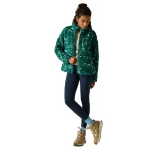 Regatta Roswind W/r Fleece Met Volledige Rits Mediterranea Brushstroke Print