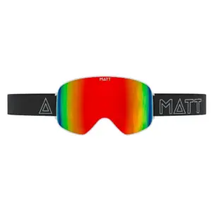 Matt Scale Skibril Rood
