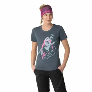 Dynafit Co T-shirt Met Korte Mouwen Cinder / Blacklight