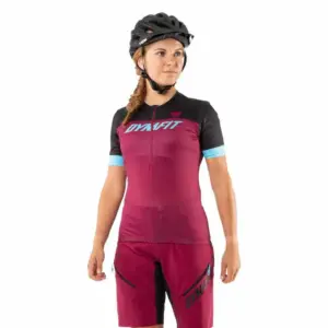 Dynafit Ride Light Half Rits T-shirt Met Korte Mouwen Rood