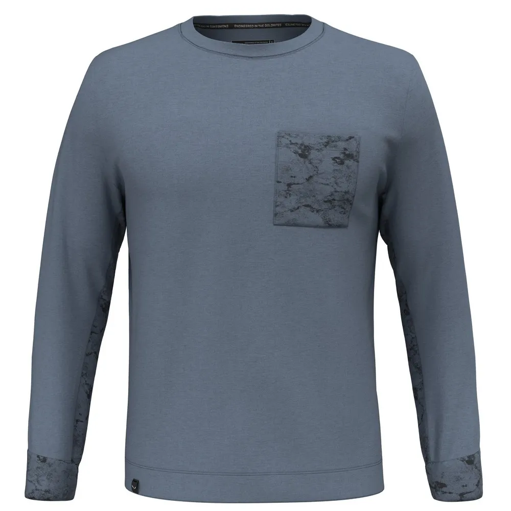 Salewa Lavaredo Hemp Sweatshirt Blauw