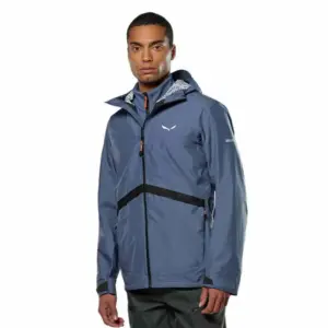 Salewa Puez Powertex Hybrid Jas Blauw