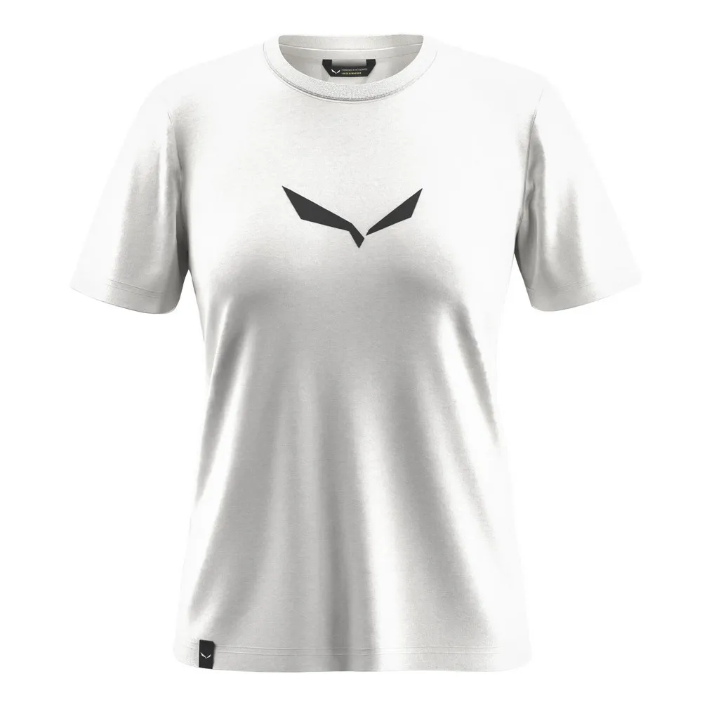 Salewa Solid Dry T-shirt Met Korte Mouwen Wit