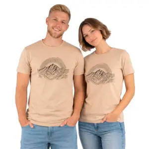 Jeanstrack Alpine T-shirt Met Korte Mouwen Beige