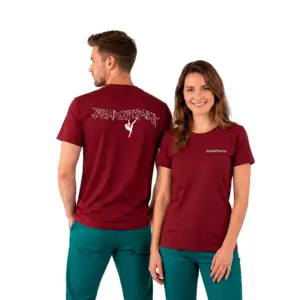 Jeanstrack Grip T-shirt Met Korte Mouwen Maroon