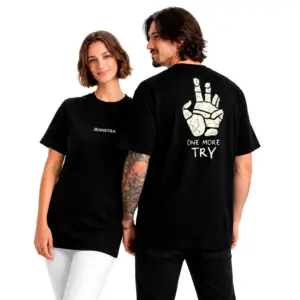 Jeanstrack Project T-shirt Met Korte Mouwen Zwart