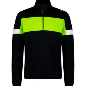 Cmp 34e4087 Fleece Met Halve Rits Zwart