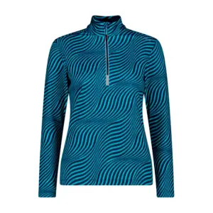 Cmp 35l2996 Sweatshirt Met Halve Rits Blauw