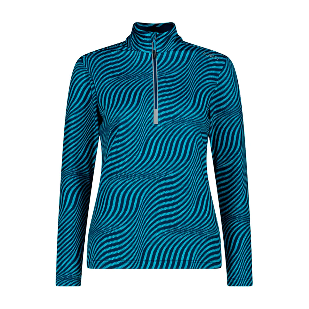 Cmp 35l2996 Sweatshirt Met Halve Rits Blauw