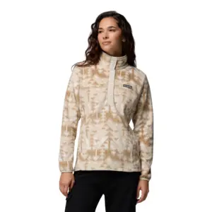 Columbia Benton Springs™ Printed Snap Fleece Met Halve Rits Ancient Fossil Sketchup