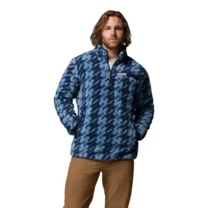 Columbia Rugged Ridge™ High Pile Fleece Met Halve Rits Marineblauw