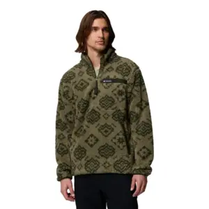 Columbia Rugged Ridge™ High Pile Fleece Met Halve Rits Groen
