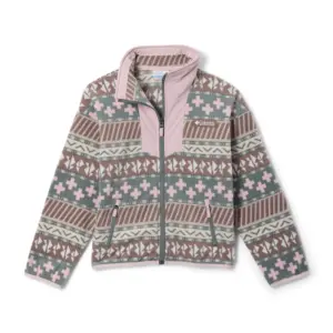Columbia Sequoia Grove™ Printed Fleece Met Volledige Rits Roze